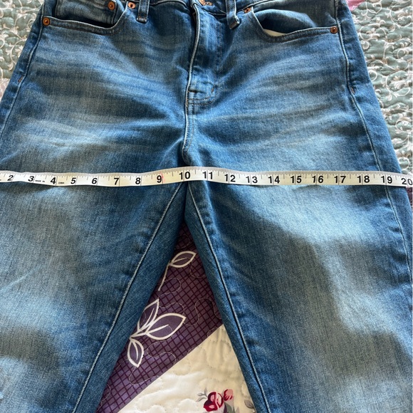 Madewell The High-Rise Slim Boyjean in Dover Wash Women’s Size 26 - Picture 10 of 12